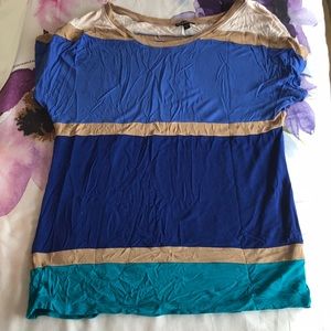 Express blue short sleeve tee